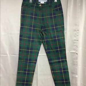 Gretchen Scott plaid britches NWT